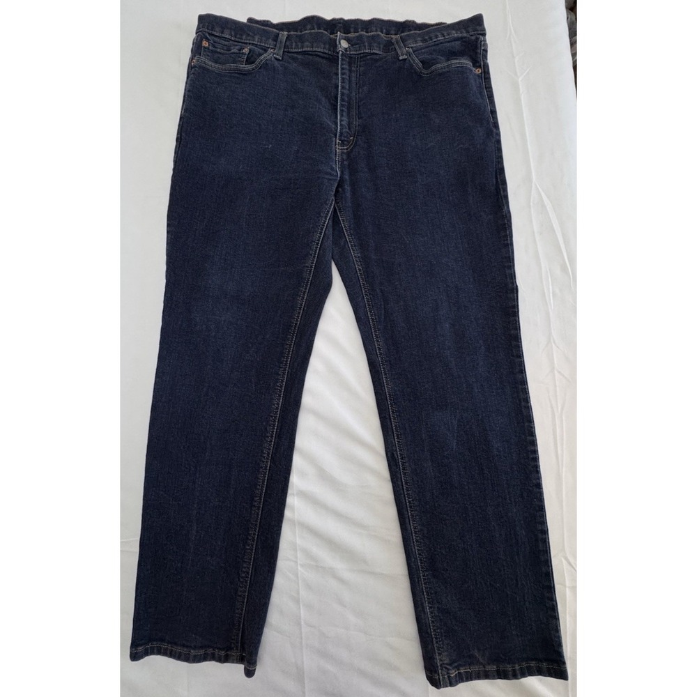 Levis 541 Jeans Mens 46x29 (Approx. 42x30) Blue Tapered Dark Wash Mid Rise Denim